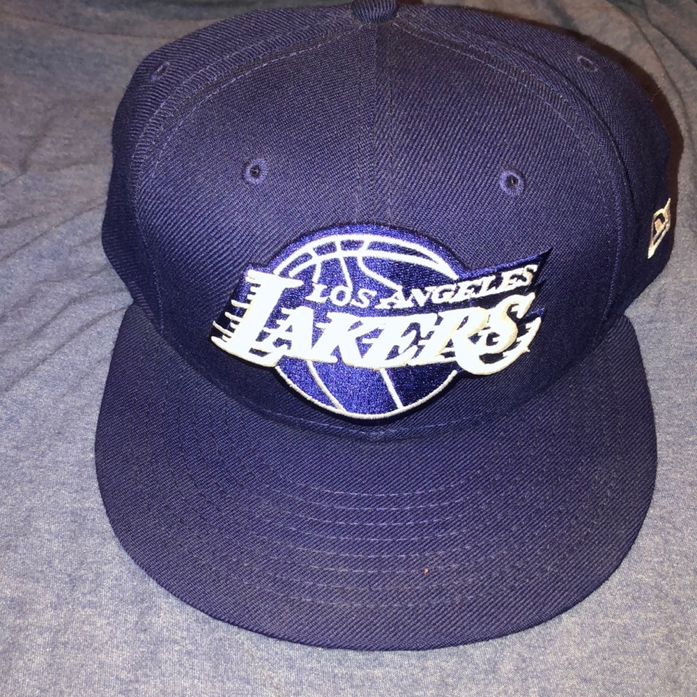 Lakers new era fitted hat